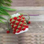 Strawberry drawstring bag