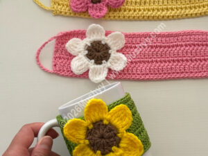 Spring Bloom Crochet Flower Mug Cozy Pattern By Mushyy