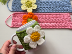 Crochet Daisy Flower Mug Cozy Pattern By Mushyy