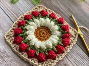 Springtime Bouquet Granny Square Pattern By Mushyy