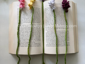 Crochet Lavender Love Bookmark Pattern By Mushyy