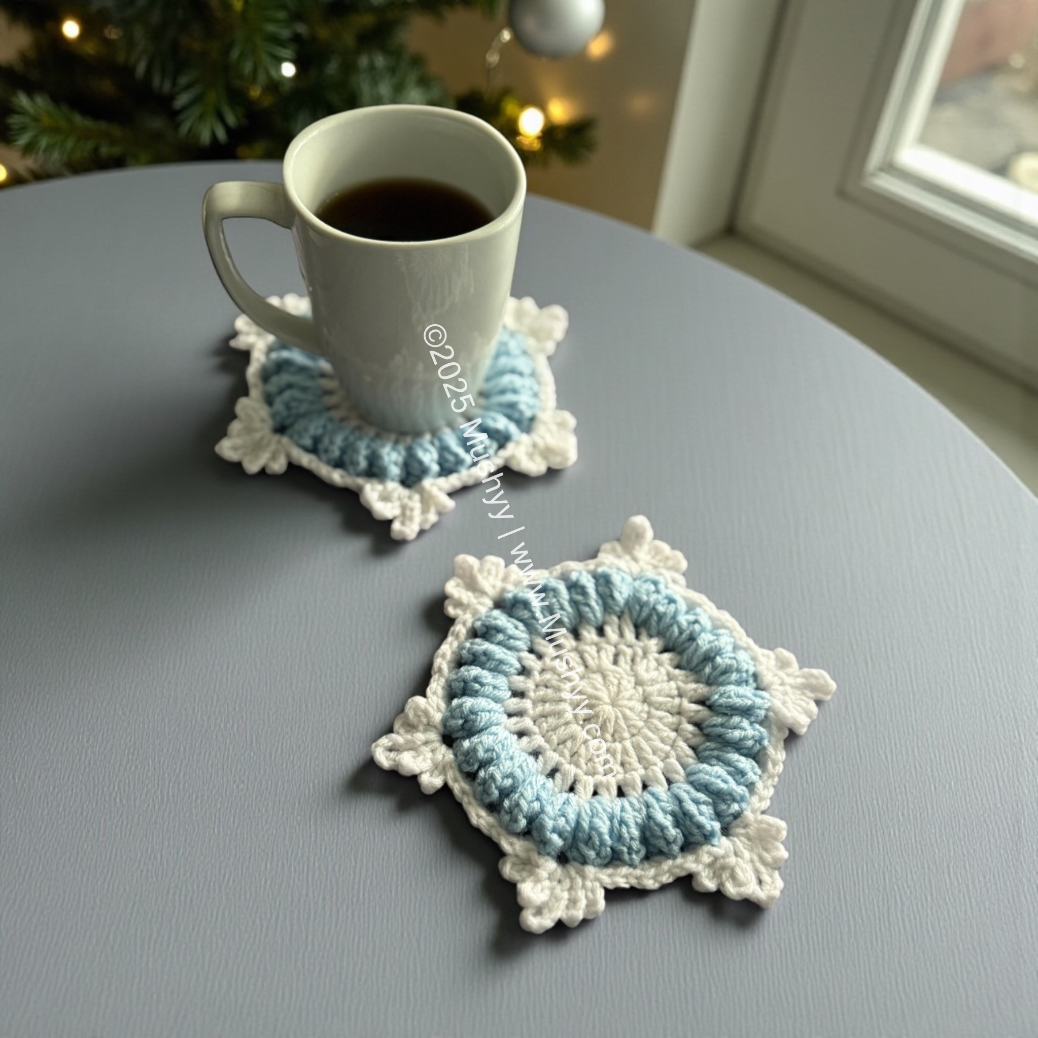 Crystal Flake Ceocget Snowflake Coaster Pattern By Mushyy - Image 4