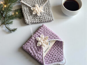 Snowvelope Crochet Book Sleeve Pattern By Mushyy