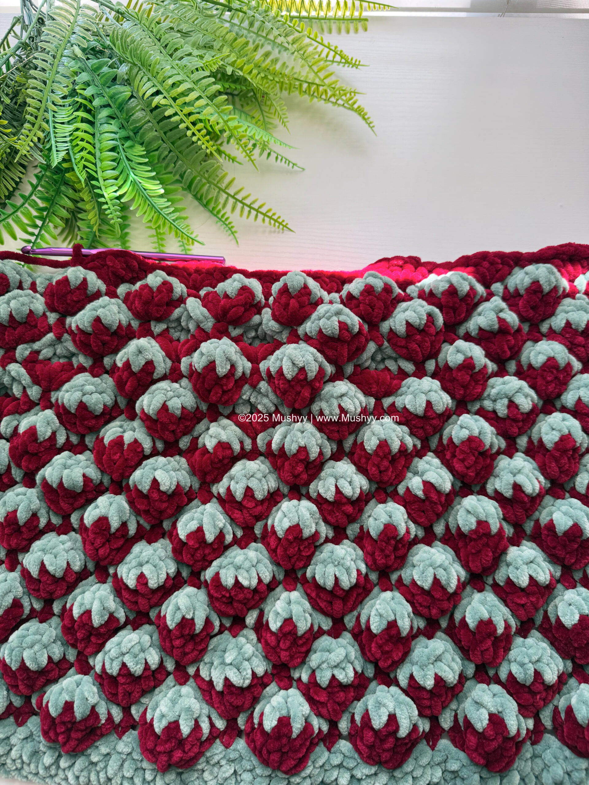 Reversible Strawberry Stitch Crochet Pattern By Mushyy - Image 3