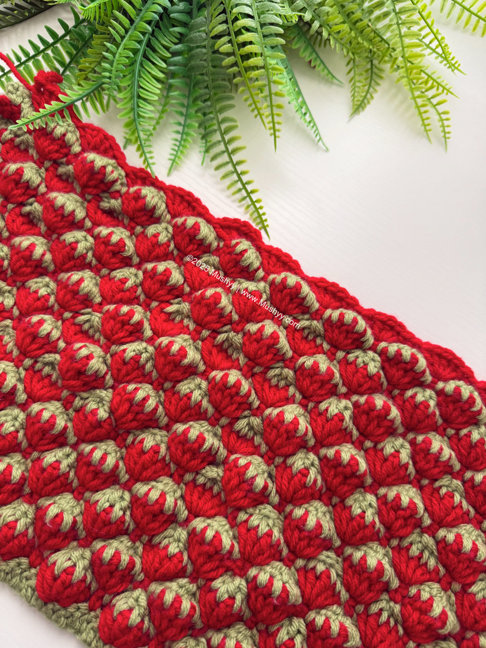 Reversible Strawberry Stitch Crochet Pattern By Mushyy - Image 4