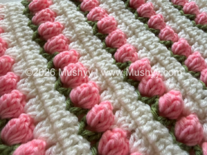 Crochet Tulip Stitch 3D Pattern By Mushyy