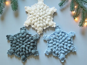 Frostell Crochet Snowflake Coaster Pattern PDF | Christmas Crochet Coaster | Winter Home Decor | Holiday Table Decor | Snowflake Crochet Pattern