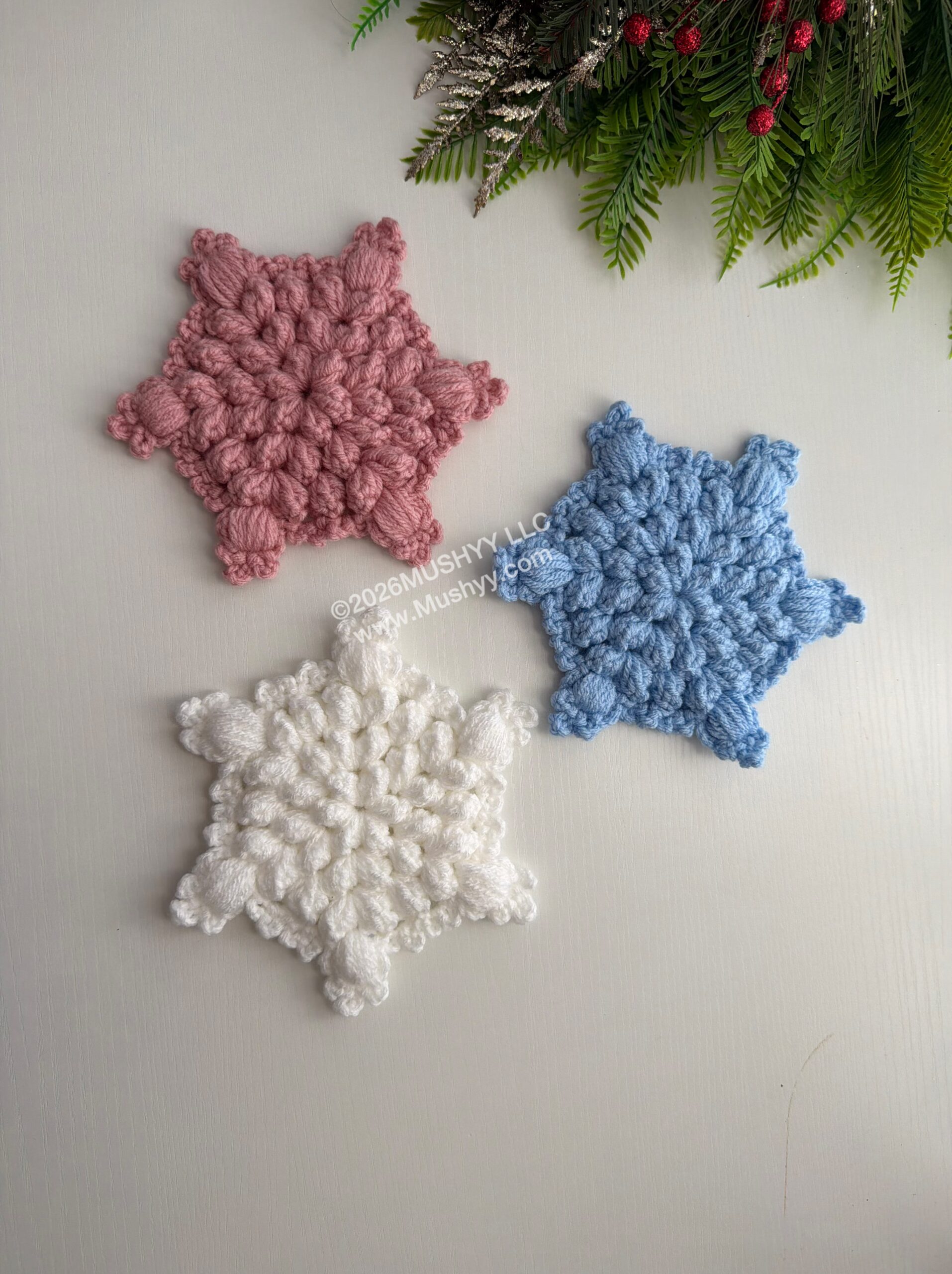 Frostell Crochet Snowflake Coaster Pattern PDF | Christmas Crochet Coaster | Winter Home Decor | Holiday Table Decor | Snowflake Crochet Pattern - Image 12