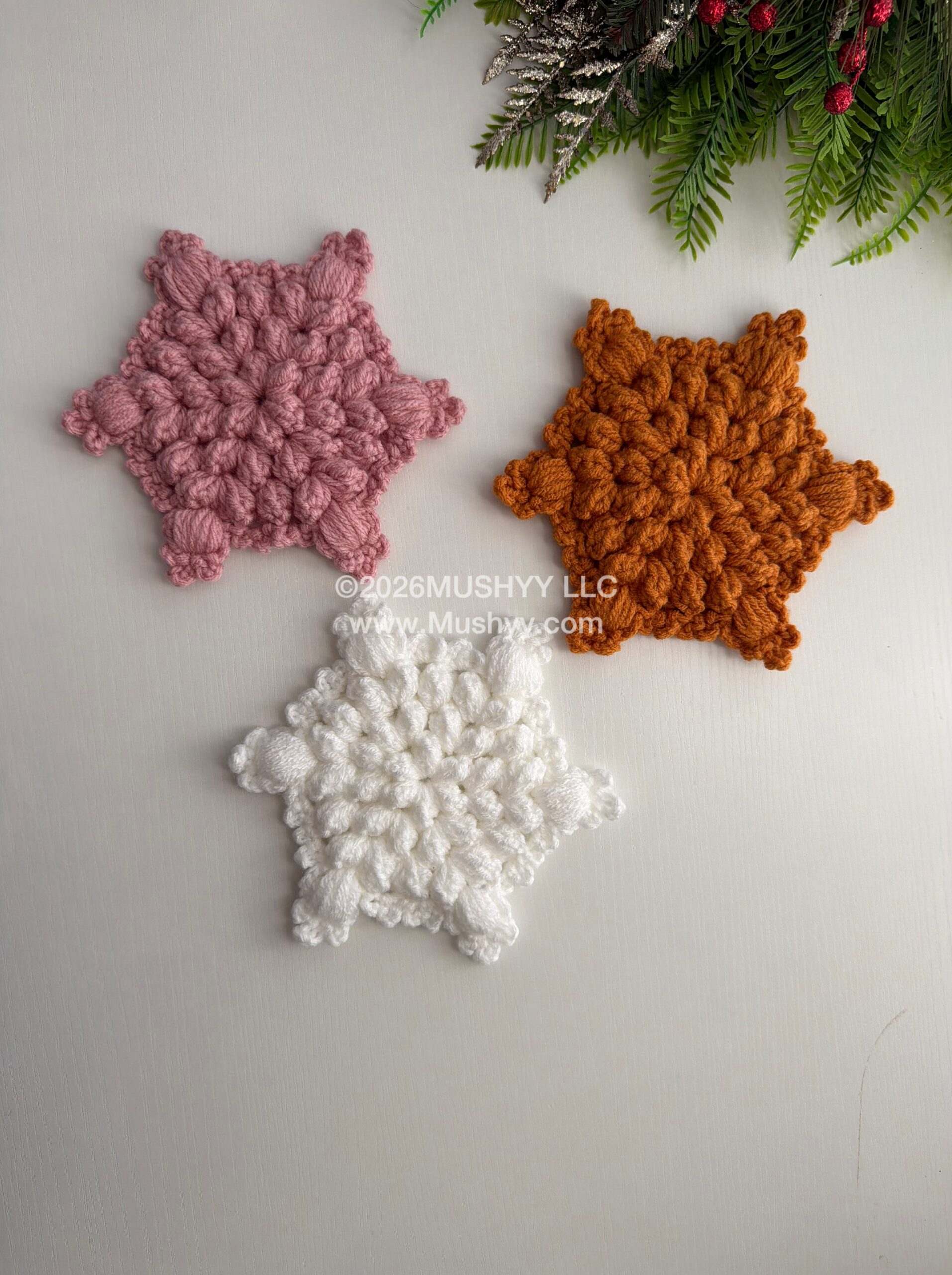 Frostell Crochet Snowflake Coaster Pattern PDF | Christmas Crochet Coaster | Winter Home Decor | Holiday Table Decor | Snowflake Crochet Pattern - Image 11