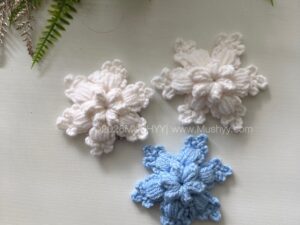 Snowkissed Star Crochet Snowflake Ornament Pattern By MUSHYY